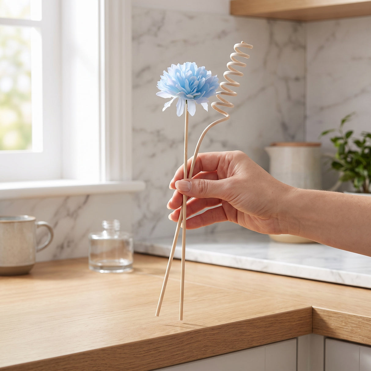 8pcs Diffuser Sticks Diffuser Refill Essential Oil Aroma Fragrance Sticks Replacement - Natural Aromatherapy Reed Flowers