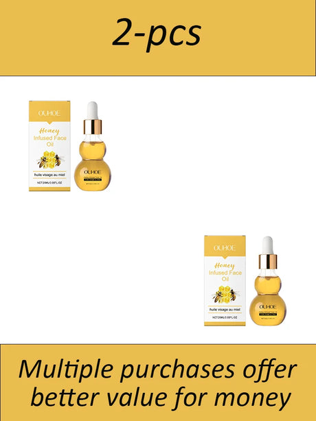 OUHOE 20ml Honey Essential Oil Skin Care Essential Oil Suitable For All Skin Types Daily Home Use For Facial Massage Gentle Skin