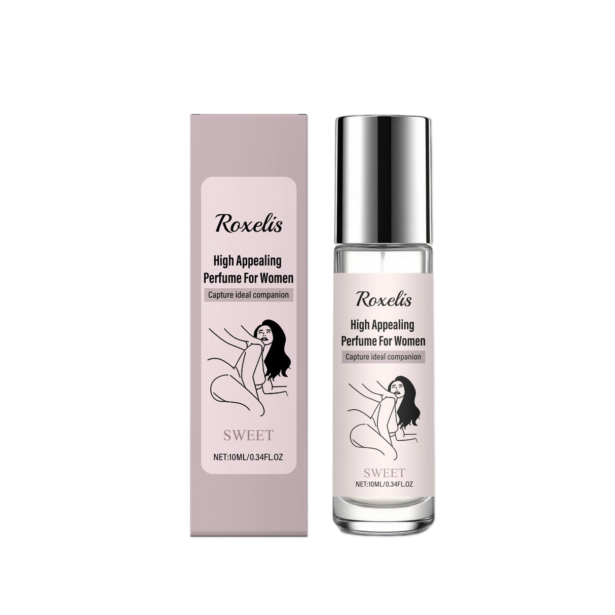 Roxelis 10ml Women Charm Perfume Lasting Natural Sweet Fragrance Daily Commuting Dating Eau De Toilette Pheromone Couple Perfume