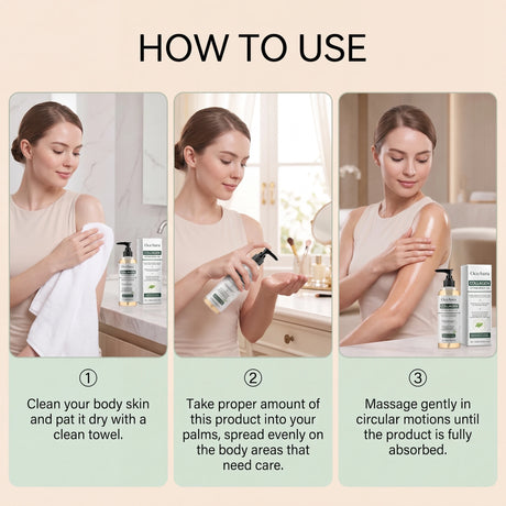 OceAura Collagen Body Oil Enhance Skin Deep Hydration Moisturizing Repair Nourishing Dry Skin Refreshing Rosemary Non-greasy Oil