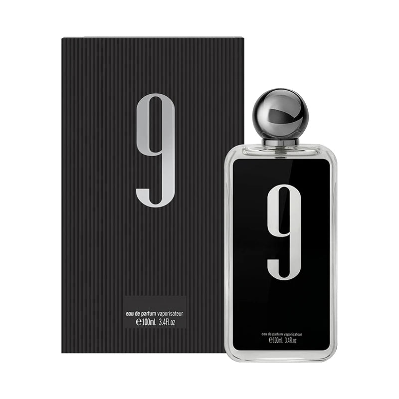 Afnan 9 PM For Men Eau De Parfum, Oriental Vanilla Fragrance Long Lasting Men's Perfume Holiday Gift Choice, 3.4 Fl. Oz