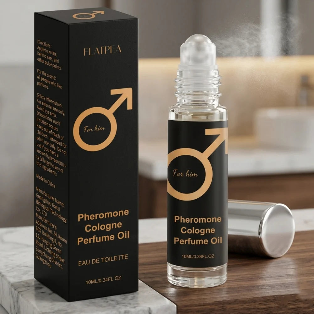 Men's Roll-on Pheromone Fragrance Long Lasting Perfume Dating Fragrant Perfumes Cologne Fragrance Suitable for Dating and Daily