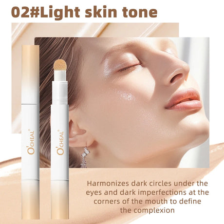 Ocheal 3 Color Face Foundation Concealer Pen Long Lasting Waterproof Corrector Contour Concealers Stick Cosmetic Makeup