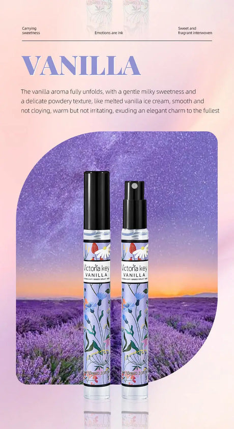 5pcs Rich Floral Fragrance 10ml Set Hair and Body Fragrance Spray Long-Lasting Scent Women Holiday Gift Box Set Beautiful