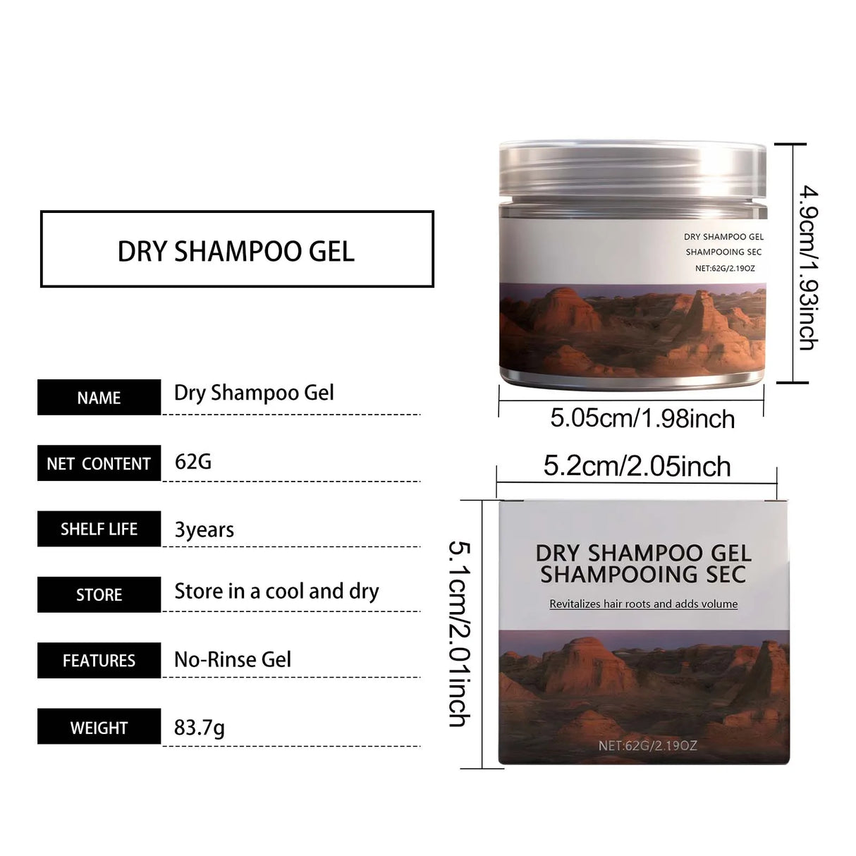 Dry Shampoo for Hair Cleaning Oil Control Matte Finish Dirt Remover Volume Hair Fluffy Fresh Castor Oil Dry Hair Shampoo Paste