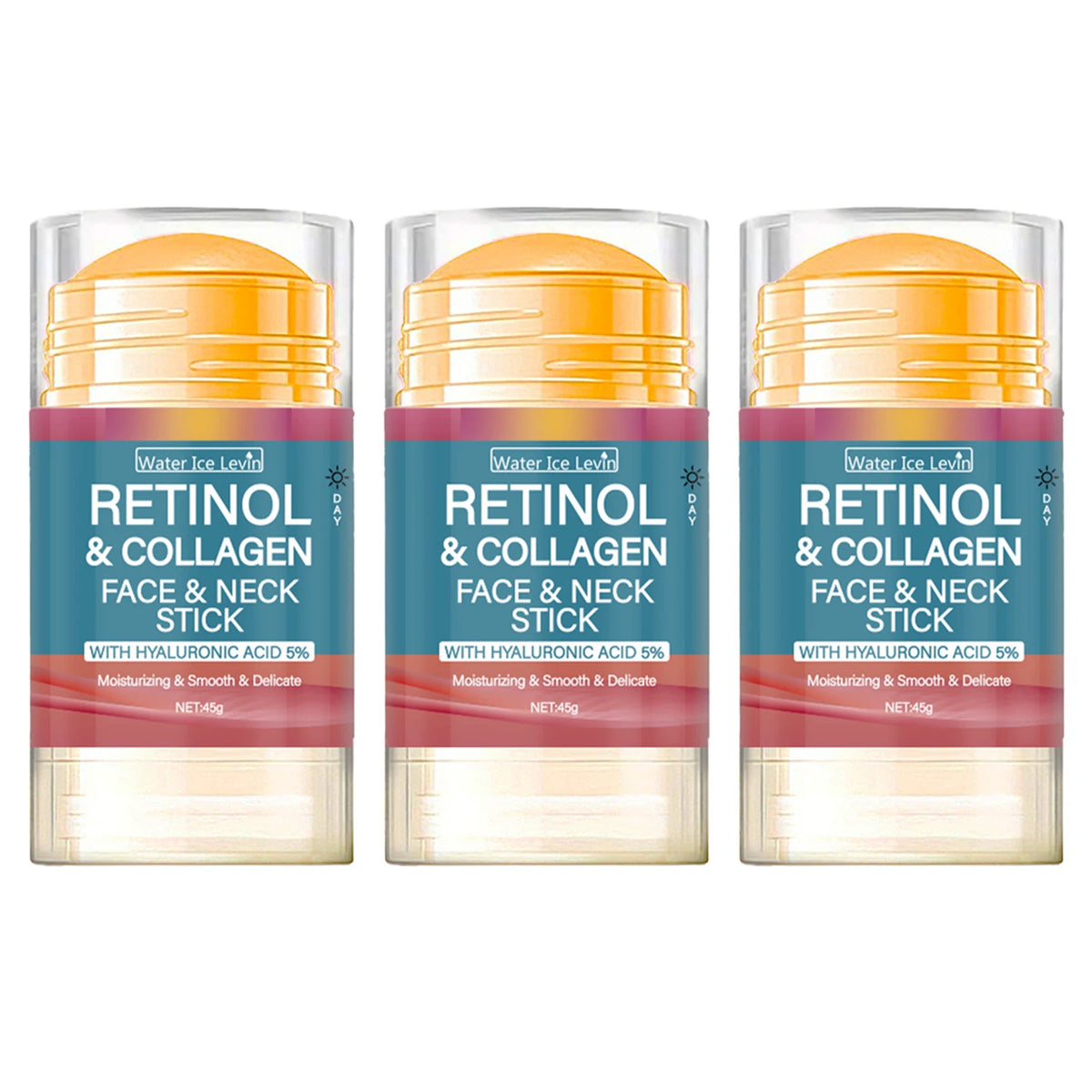 Retinol Face and Neck Treatment Bar with Firming Elasticity Improve Loose Skin Lotion Moisturizes and brightens skin