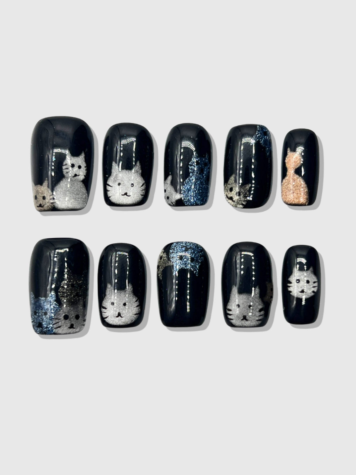 Cat Lady press on nails