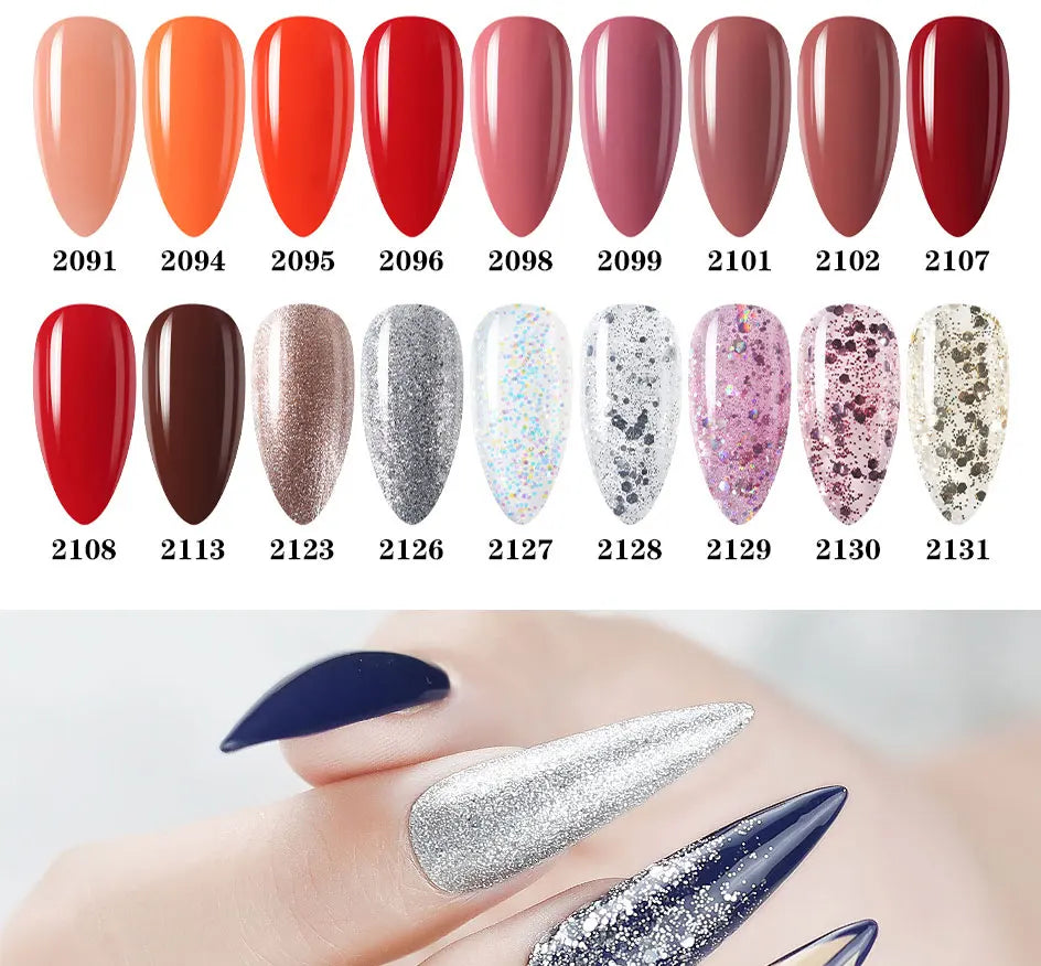 Clou Beaute Gel Nail Polish Neon Brown Royal Blue Red Green Pastal Nude Nail Art Varnishes Gel Lacquer HEMA/TPO FREE UV Gel Nail