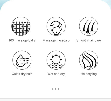 MR.GREEN Hollow Out Hair Brush Scalp Massage Combs Hair Styling Detangler Fast Blow Drying Detangling Tool Wet Dry Curly Hair