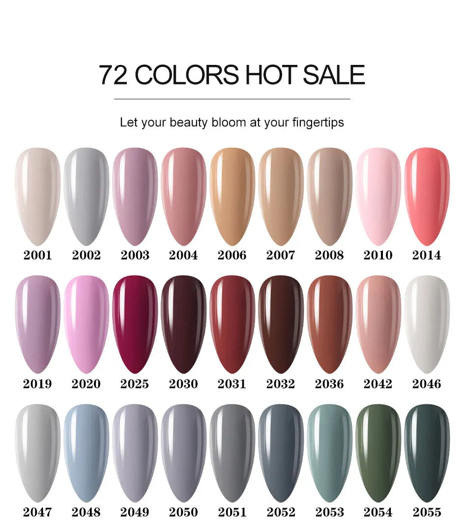 Clou Beaute Gel Nail Polish Neon Brown Royal Blue Red Green Pastal Nude Nail Art Varnishes Gel Lacquer HEMA/TPO FREE UV Gel Nail