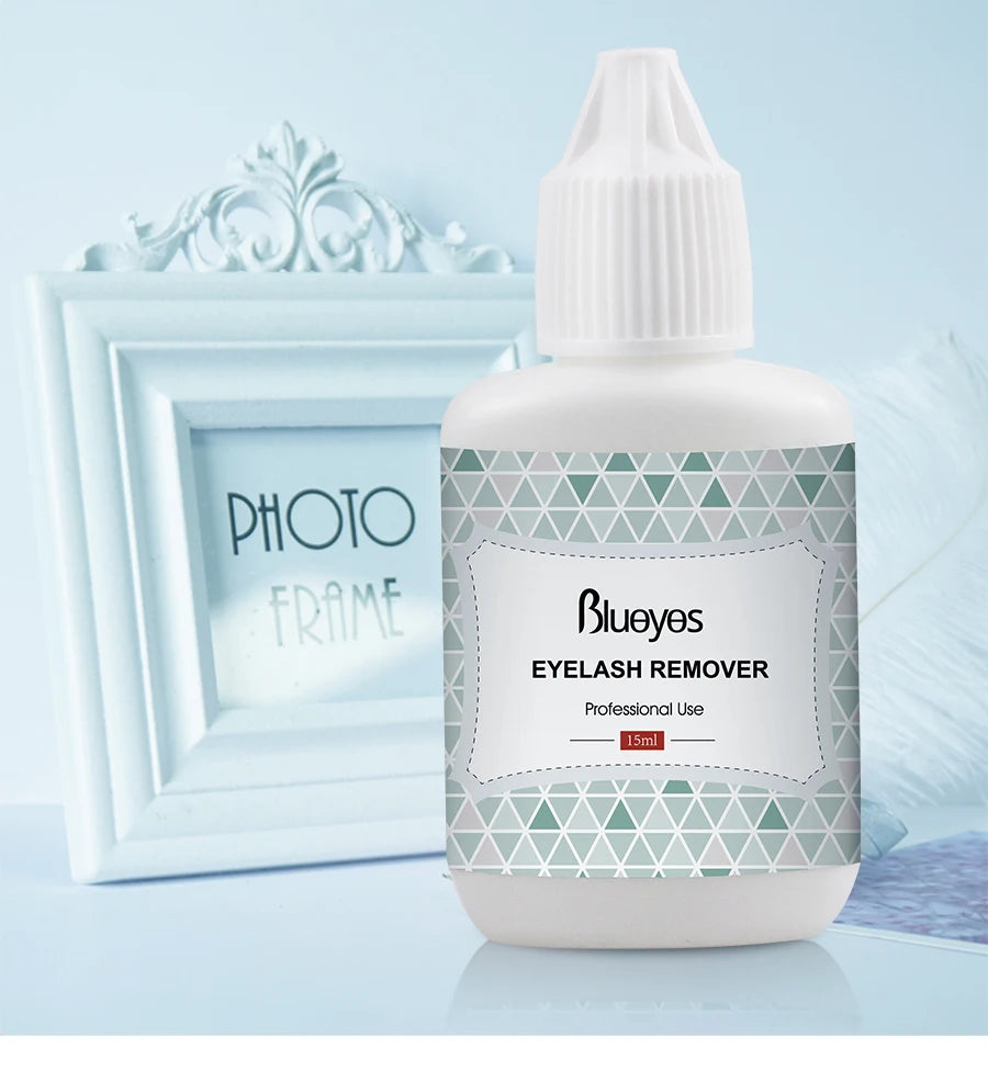 Blueyes Eyelash Glue Remover Gel 15ml Mild Clear Non-irritant Professional Lash Grafting Adhesive Cleaning Makeup Remover Gel
