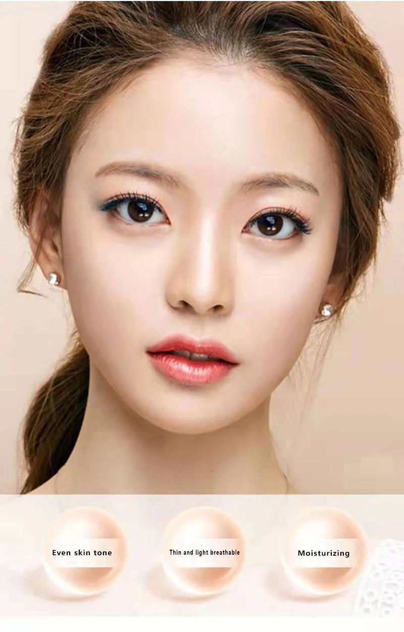 3 Colors Zero Flaw Air Cushion BB Cream Moisturizing Concealer Liquid Foundation Upgrade Strong Isolation Bare Makeup CC Cream