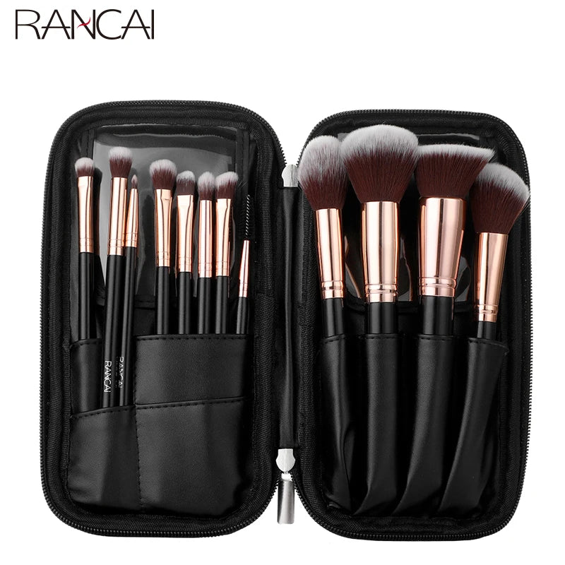 12pcs Makeup Brushes Set Professional High Quality Synthetic Hair Foundation Powder Contour Eyeshadow Make Up Brush