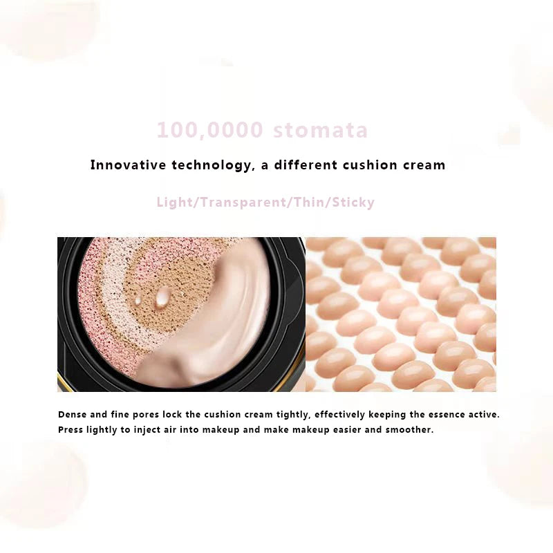 3 Colors Zero Flaw Air Cushion BB Cream Moisturizing Concealer Liquid Foundation Upgrade Strong Isolation Bare Makeup CC Cream