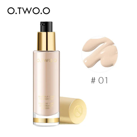 O.TWO.O Wholesale Liquid Foundation for Face Base Makeup Waterproof Face Corrector Moisturizer Face Concealer Cosmetics 8 Colors