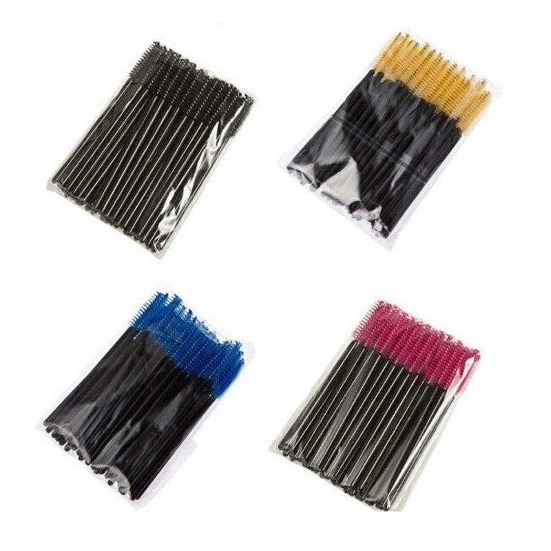 5/50Pcs Eyelashes Makeup Brushes Professional Mascara Wands Applicator Spoolers Eye Lashes Cosmetic Brush Makeup Tool
