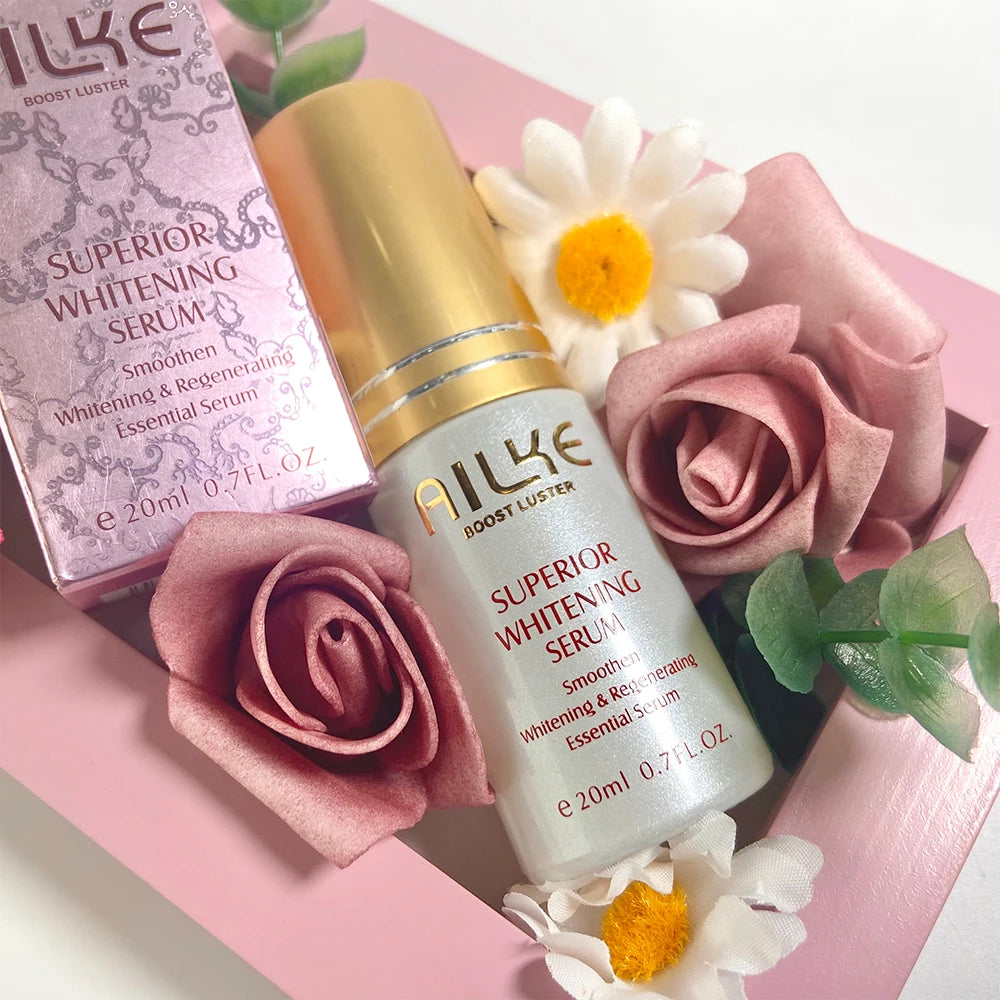 AILKE Superior Lighten Vitamin C Face Serum, Moisturizes, Hydration, Remove Hyperpigmentation, Black Spots, Freckles, Clean Skin