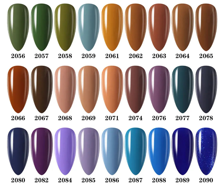 Clou Beaute Gel Nail Polish Neon Brown Royal Blue Red Green Pastal Nude Nail Art Varnishes Gel Lacquer HEMA/TPO FREE UV Gel Nail