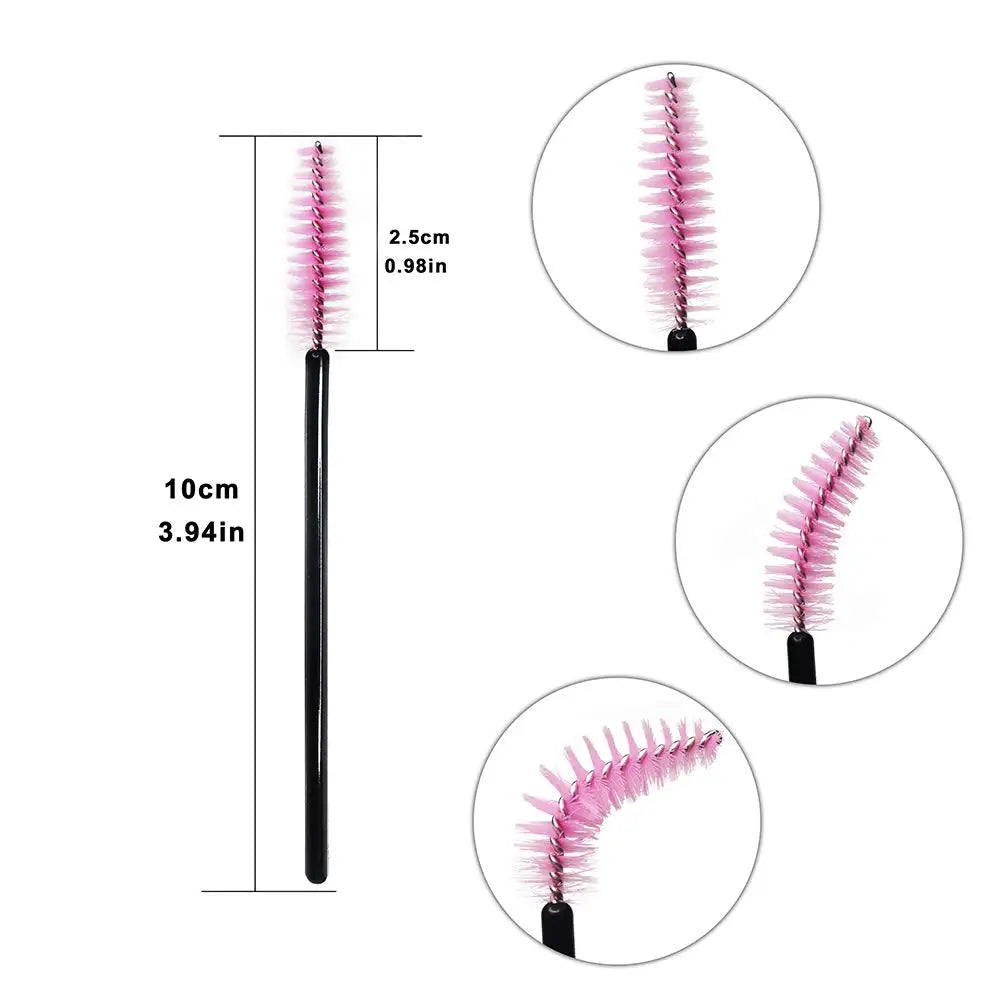 5/50Pcs Eyelashes Makeup Brushes Professional Mascara Wands Applicator Spoolers Eye Lashes Cosmetic Brush Makeup Tool
