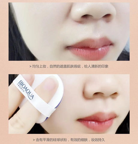 BIOAQUA 1pc Air Cushion BB Cream Isolation BB Nude Concealer Oil Control Moisturizing Liquid Foundation CC Cream (Random Brand)
