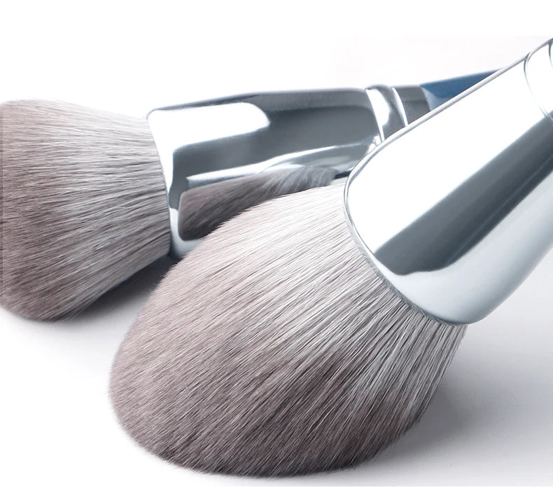 MyDestiny Azure Blue 11pcs Makeup Brush Set&Kit Super Soft Fiber, High Quality Face&Eye Foundation Eyeshadow Powder Brush