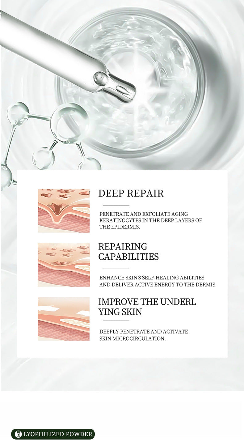10pcs Sponge Microcrystal Freeze-dried Powder Collagen Regeneration Natural Biological Extract Sponge Spicules Skin Cell Renew