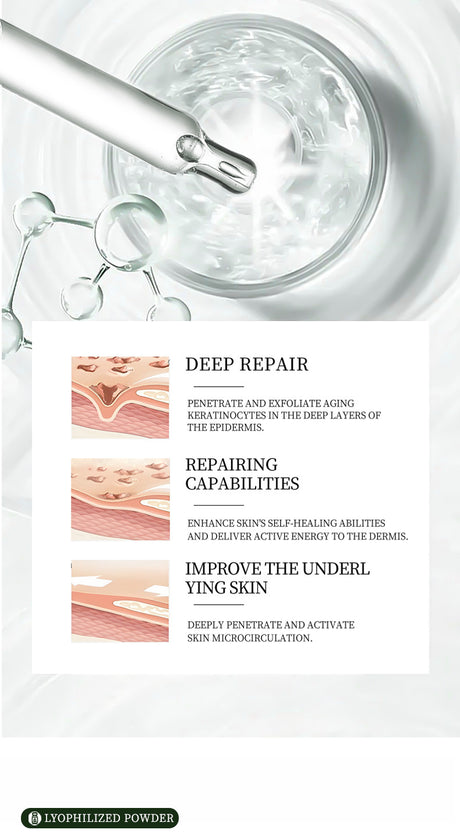 10pcs Sponge Microcrystal Freeze-dried Powder Collagen Regeneration Natural Biological Extract Sponge Spicules Skin Cell Renew