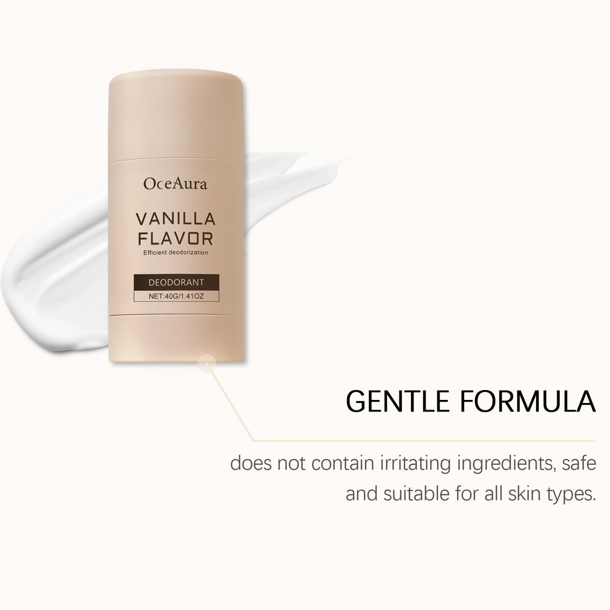 Vanilla Underarm Deodorizing Rod Lighten Odor Armpit Body Fragrance Antiperspirant Natural Moisturize Refreshing Deodorant Stick