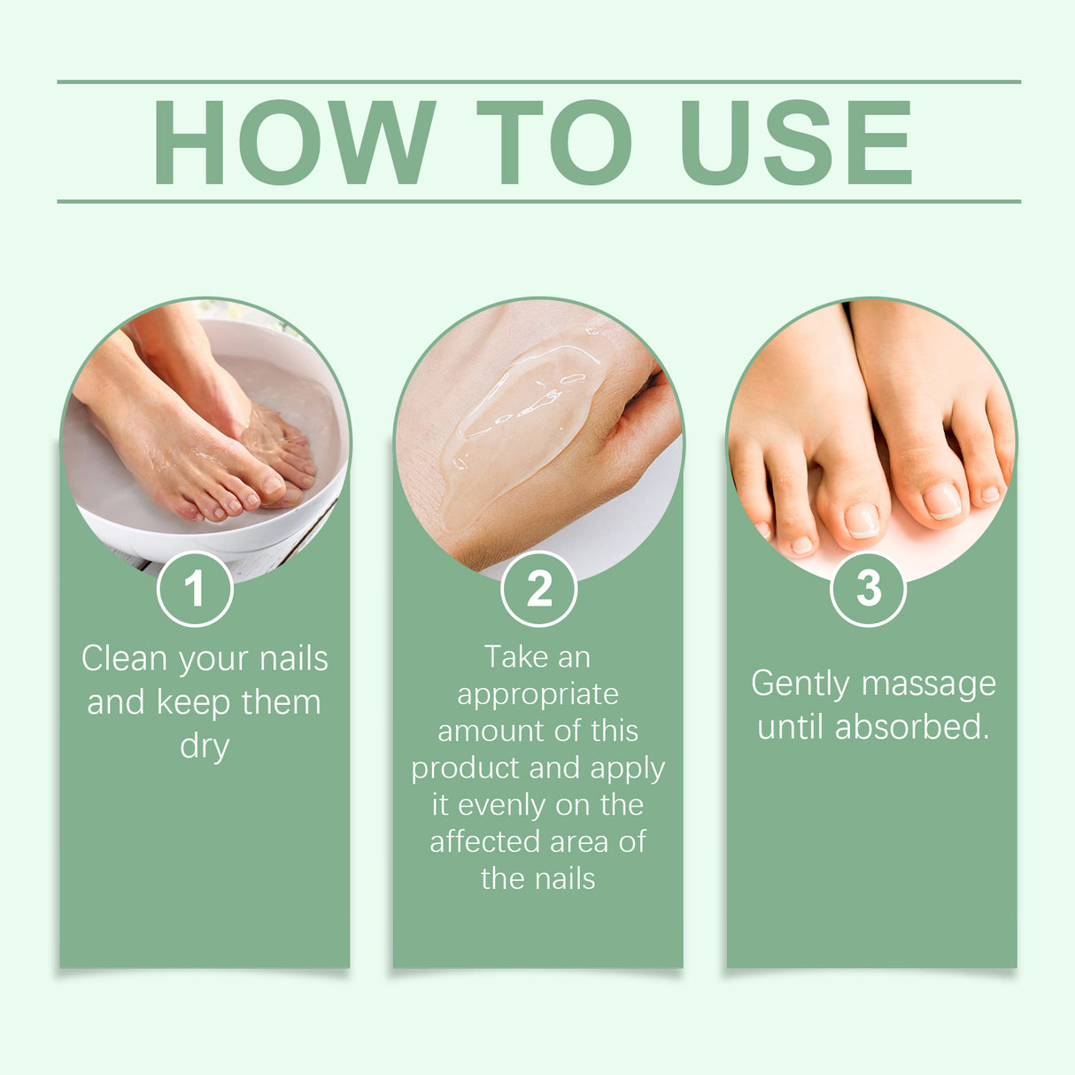 Nail Fungal Treatment Ointment Anti Infection Paronychia Onychomycosis Soft Hand Feet Toenail Repair Damaged Health Care Cream