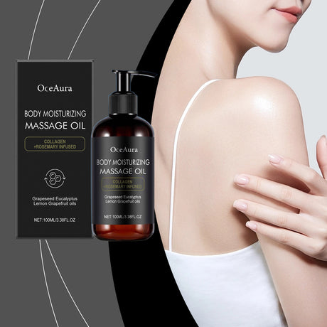 Body Moisturizing Massage Oil Nourishing Smoothing Tightening Soothing Glowing Brightening Reduce Wrinkles Soft Body Massage Oil