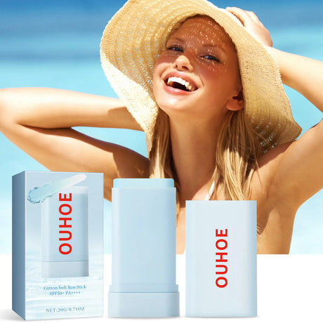 Sunscreen Stick Spf 50 for Oily Skin Face Sun Blocking UV Protective Moisturizing Refreshing Oil Control Solar Isolation Cream