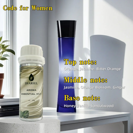DIAURELLE 100mL Aroma Diffuser Essential Oils 8-Times Concentrated Essence Perfume Flavoring Home Fragrance Air Freshener