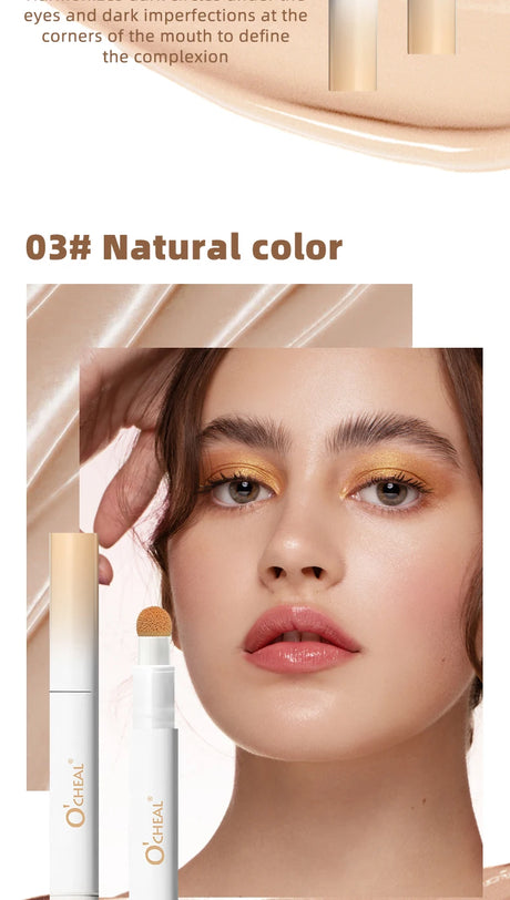 Ocheal 3 Color Face Foundation Concealer Pen Long Lasting Waterproof Corrector Contour Concealers Stick Cosmetic Makeup
