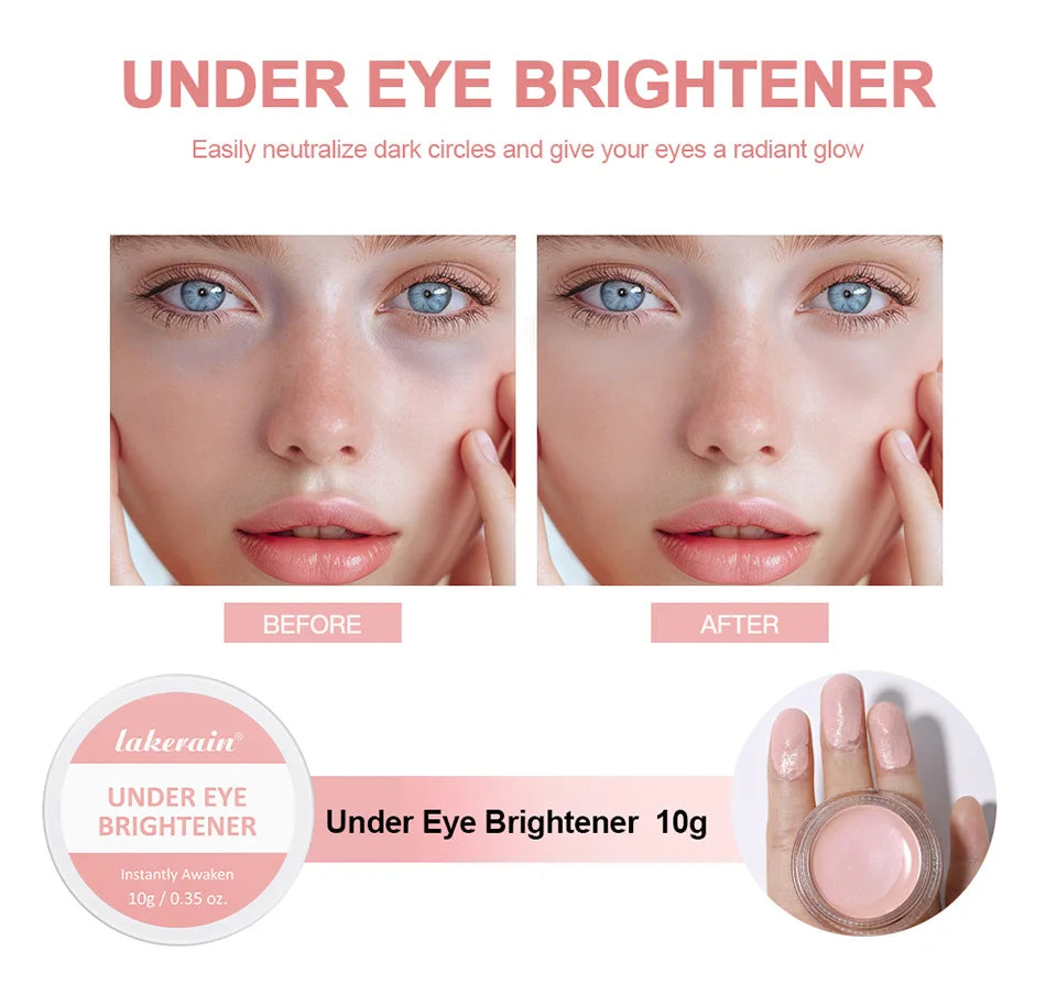 Hydrating Eye Brightening Concealer&Contour Cream-Full Coverage Long Lasting Correcting Eye Concealer for a Perfect Look Makeup