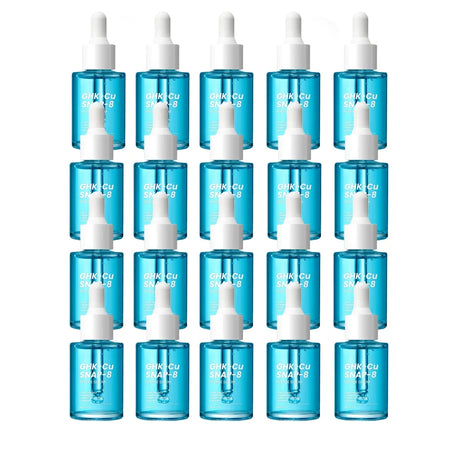 GHK-Cu Copper Peptides Facial Serum with SNAP-8 for Fine Lines, Wrinkles, Firming, Deep Hydration & Collagen,All Skin Types