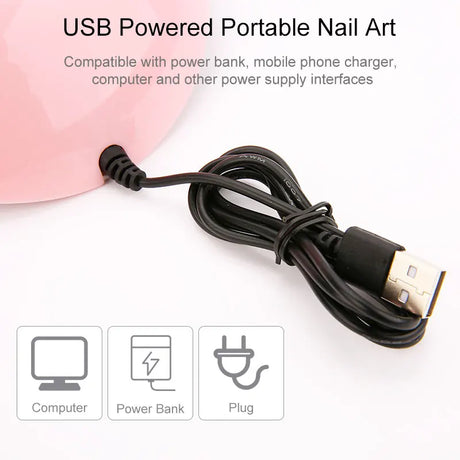 Nail UV Lamp 18LED Nail Dryer Suitable For All Gel Varnish Polishing And Curing With Timer Mode Suitable For Home Manicure Tools