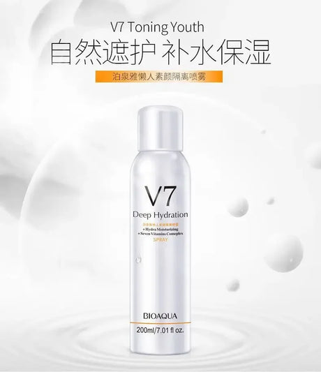 200ml 2bottles Whitening Concealer Sunscreen Isolation Spray Waterproof V7 Hydration Moisturizing Body Foundation