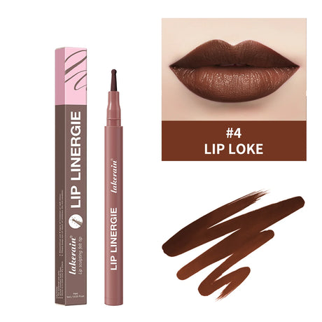 Waterproof Lip Liner Stain Lip Lingerie Long Lasting 8 Colors Transfer Proof Smudge Resistant Color No Bleed Formula Cosmetics