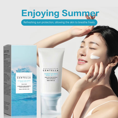 Facial Sunscreen 50+Solar Sunscreen Moisturizing and Moisturizing to Resist UV Radiation and Delay Photoaging
