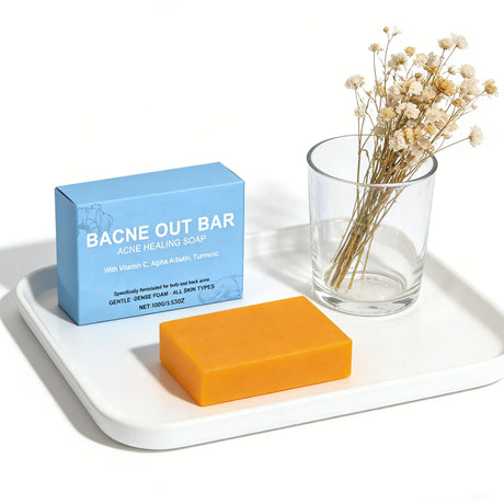 Turmeric Body Cleansing Soap Keep Brightening Improve Odor Deeply Nourish Reduce Dark Acne Removal Care Soaps For Women Man 100g