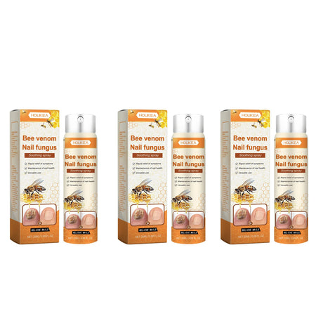 Bee Venom Nail Fungus Repair Spray Gray Nail Treatment Onychomycosis Paronychia Removal Relieve Foot Odor Hand Foot Nail Care