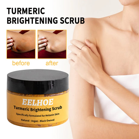 Turmeric Body Scrub - Cleanses Skin's Dead Cells, Leaving Skin Smooth And Soft. Skin Cleansing And Exfoliating Scrub.