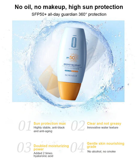 Sunscreen SPF50+ Facial Body Sunscreen Whitening Sun Cream Sunblock Skin Protective Cream Anti-Aging Oil-control Moisturizing