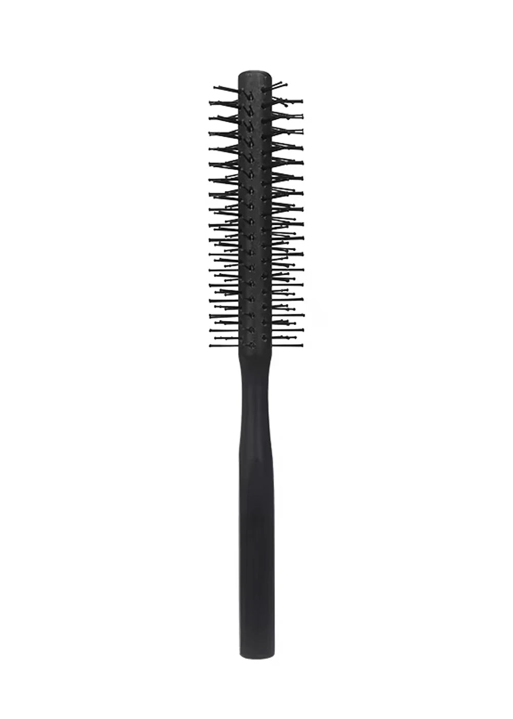 1pc Wood Handle Professional Salon Styling Drying Tool Round Hairdressing Curling Massage Roller Comb Special for real hair wigs