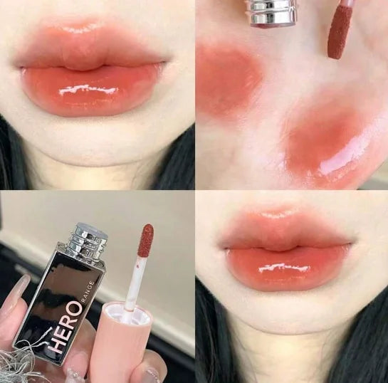Herorange Glossy Lip Gloss Hydrating Non-Sticky Multi Shades for Beginners Daily & Gift Use