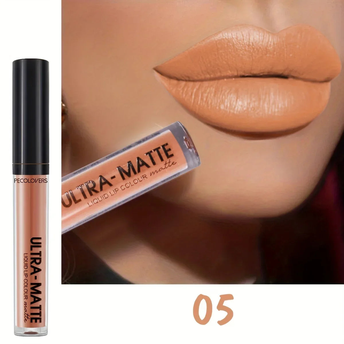 1PC 12-color Matte Lip Gloss, Velvet Sexy Liquid Lipstick, Long-lasting, Waterproof, Lip Makeup