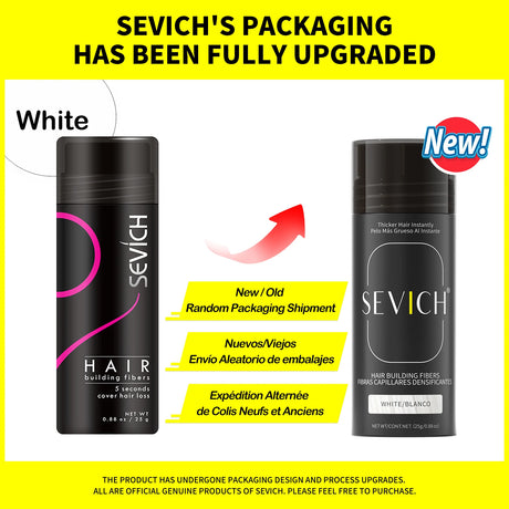Sevich Hair Fiber Building Thin Loss Concealer Spray Refill Keratin Fibers Hair Powder Styling 25g 10 Colors Anti Hair Loss