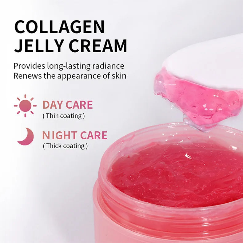 Collagen & Niacinamide Jelly Cream - Korean Moisturizer, Brightens, Minimizes Pores, 100g NEW 2026