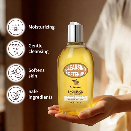 2-in-1 Bath Oil Body Cleaning Moisturizing Skin Dirt Remover Smooth Shower Gentle Cleanses Nourishes Oils For Bath Daily Care