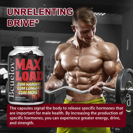 Men's Energy Supplement - Daily Energy Supplement, Supports Muscle Mass, Energy and Vitality,Non-GMO